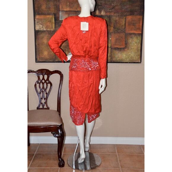 Judy Hornby Vintage OLD HOLLYWOOD GLAM GREAT GATSBY Designer Dress Size 10 NEW! - Picture 6 of 9
